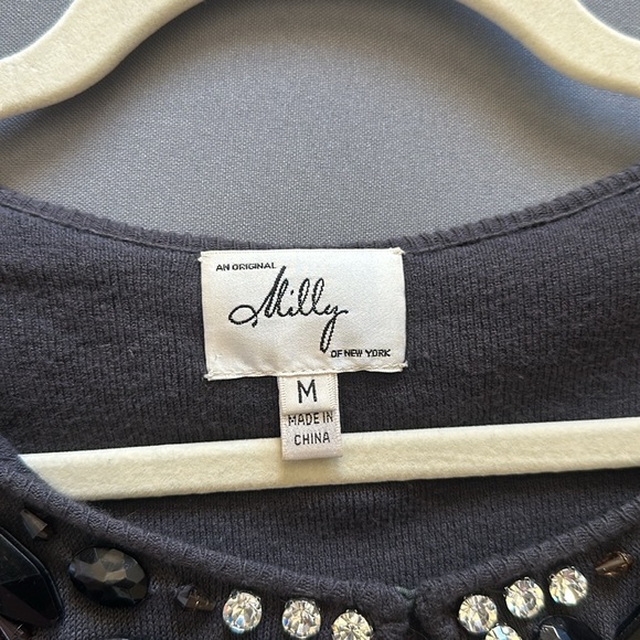 Milly Fancy Beaded Cardigan Sweater - Picture 5 of 7